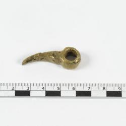 Cadenas à ressort en paillette, muni de sa chaîne